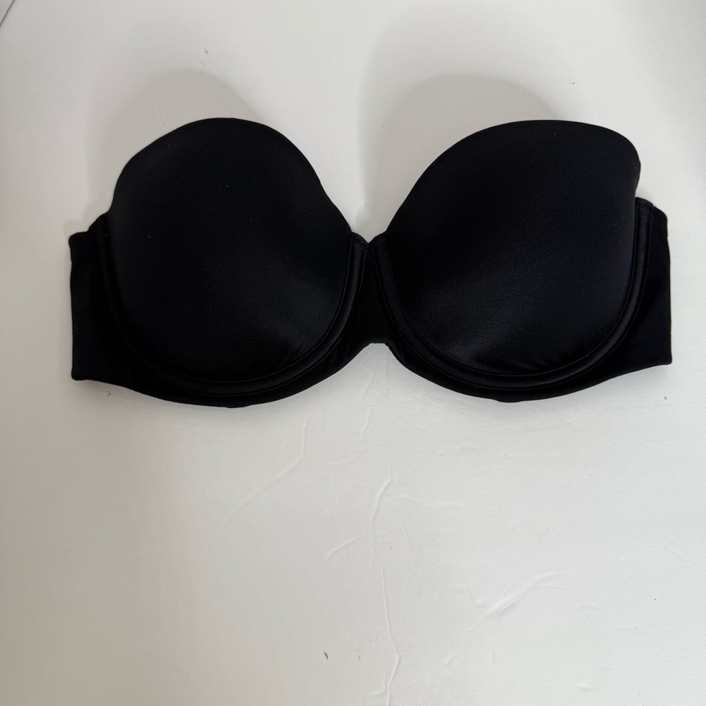 Maidenform Black Full-Coverage Strapless Wireless Bra with Molded Cups Size 36B